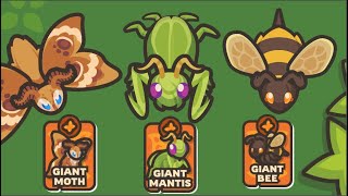 Taming.io - NEW INSECTS PETS UPDATE - Mantis, Giant Bee \u0026 Giant Moth Showcase