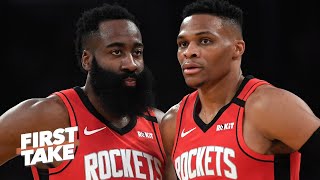 James Harden vs. Russell Westbrook: Who is more important to the Rockets’ title run? | First Take
