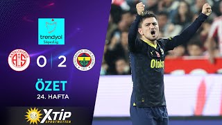 Merkur-Sports | B. Antalyaspor (0-2) Fenerbahçe - Highlights/Özet | Trendyol Süper Lig - 2023/24