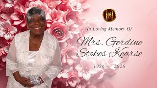 Celebration of Life Services for Mrs. Gerdine Stokes Kearse