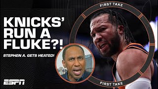 Stephen A. vs. Perk vs. Chiney 🗣️ First Take HEATED debating if Knicks' run is a