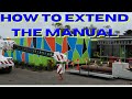 How to -Terex Franna AT20 manual boom extension