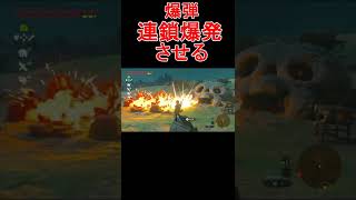 爆弾を連鎖爆発させる#shorts 【ゼルダの伝説 ブレスオブザワイルド】botw ブレワイ