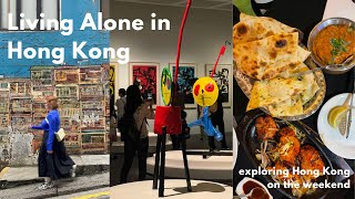 Living Alone in Hong Kong | Weekend vlog in Kennedy Town, exploring TST and HKMOA (silent vlog)