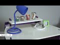 legare 34 in. kids desk with shelf purple and white product review video