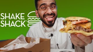 اكل من مطعم شيك شاك - SHAKE SHACK