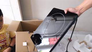 UNBOXING Kompor Listrik ELECTROLUX Yang mengkilap banget