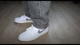 Air Jordan 1 Mid WHITE STEALTH - Unboxing, Detailed Look \u0026 On Feet