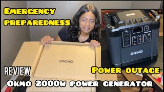 Prepare Now! Power Outages | Okmo 2000w Solar Generator Review