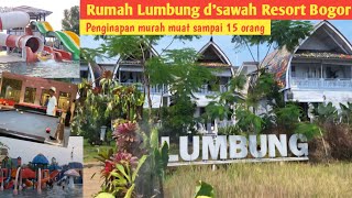 Review D'sawah Resort, Resto \u0026 Rekreasi | Rumah Lumbung | REKOMENDASI PENGINAPAN #reviewvilla