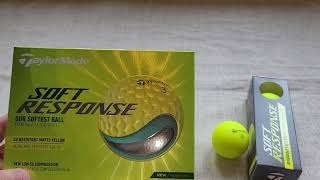 Taylormade Soft Response Golf Balls - Great Feel For Slower Swing Speeds