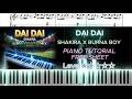 ★★★☆☆ Shakira, Burna Boy - Dai Dai | FIFA World Cup Official Song 2026 |PIANO TUTORIAL| Sheet Piano