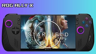 Asus Rog Ally X: Starfield Gameplay