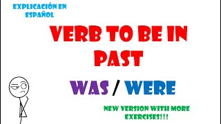 Verb to be in past, explicación en español.