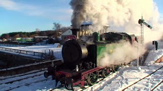 bo'ness railway with snow 2010