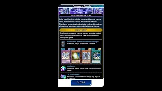 Yugioh Duel Links - New! Friend Invitation Campaign