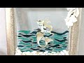 Glass On Glass Art Mermaid Scene!