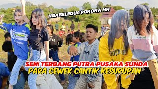 WAH BANYAK CEWEK CANTIK PADA KESURUPAN ❗ SENI TERBANG PUTRA PUSAKA SUNDA - DI RANCABALI MAJALAUA