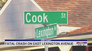 Man killed in crash on Lexington Avenue, Cook Street, High Point police say