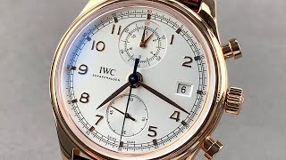 IWC Portugieser Chronograph Classic IW3904-02 IWC Watch Review