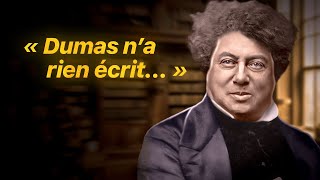 Alexandre Dumas : l'auteur le plus malhonnête du XIXe siècle ?