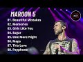 maroon 5 greatest hits playlist