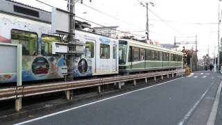 江ノ電・石上駅出発（The enoden line）