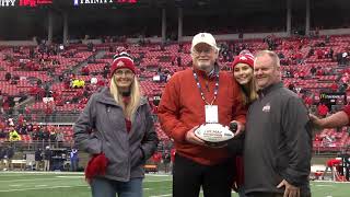 Columbus Dispatch sports reporter Tim May honored at Ohio State Game
