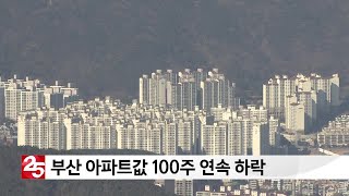 부산 아파트값 100주 연속 하락...7.63% ′뚝′