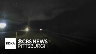 Checking on early-morning road conditions