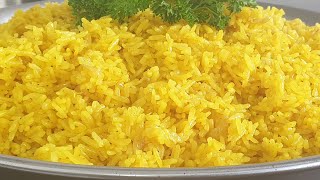 Turmeric Rice Recipe | Yellow Rice | How To Make The Perfect Turmeric Rice | Amazin Kitchen