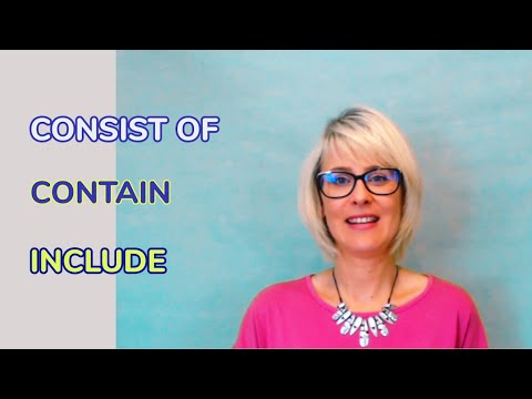 What is the difference between consist of and consist in?