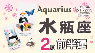 【水瓶座♒️】2023年2月前半運勢✨受け入れる事によって願いや希望が叶いやすい運気😊🙌🌈豊かで状況も良い時期💖ポイントが自分や周りの方に厳しくなり過ぎない事が大切になりそうです☺️💝