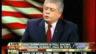 Sen. Rand Paul on Freedom Watch with Judge Napolitano - 8/11/11