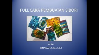 FULL CARA PEMBUATAN SIBORI