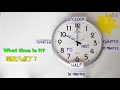 针对入门者 时钟和时间 clock and time english chinese lesson