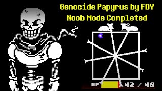 OverSave-Tale Genocide Papyrus by FDY (Completed Noob Mode) | Undertale Fangame