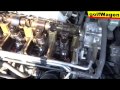 VW Golf 5, how to change or repair engine leak oil dirty engine problem,Kabelbaum im zylinderkopf