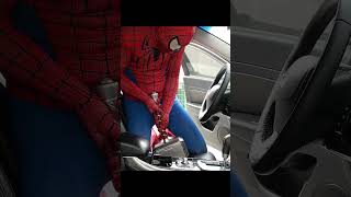 Spiderman in Real trouble 😂😂 funny spiderman tiktok song spider slack  #shorts