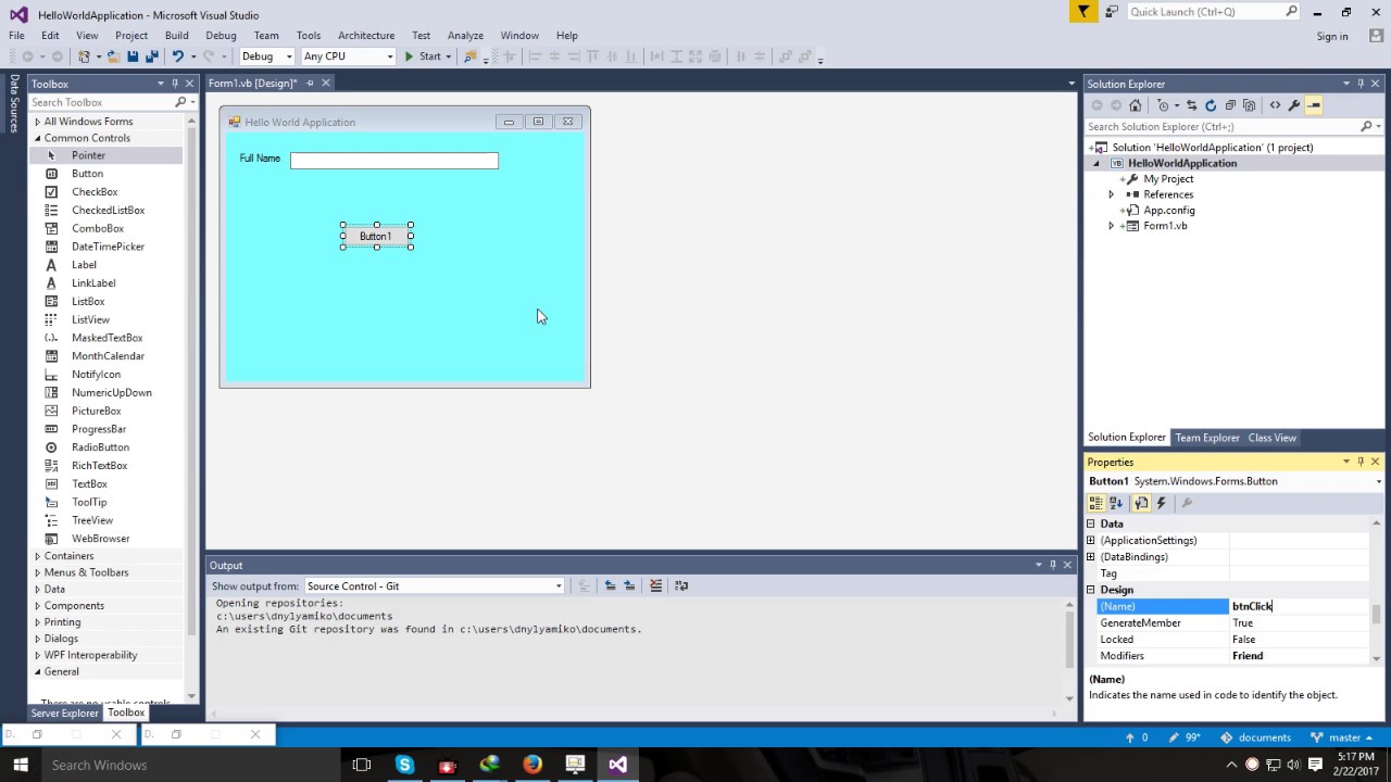 Introduction To VB NET Using Visual Studio - YouTube