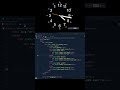Create a Stunning Analog Clock with HTML CSS and JavaScript in Minutes #clock  #coding #html #css