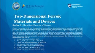 Two-Dimensional Ferroic Materials and Devices