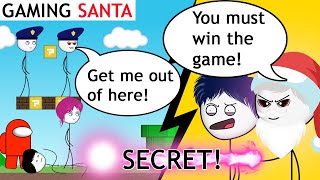 When a Gamer Santa Traps everyone inside the game | Christmas Special