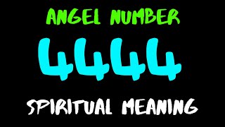 ✅ Angel Number 4444 | Spiritual Meaning of Master Number 4444 in Numerology | What does 4444 Mean