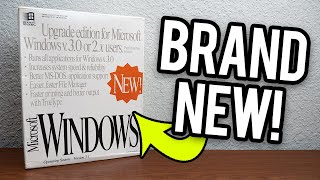 30 Years of Windows 3.1 - Unboxing a BRAND NEW Copy!