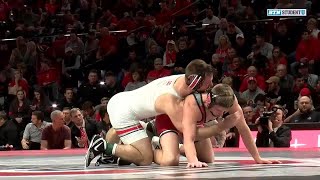 141 LBS: #1 Luke Pletcher (Ohio State) vs. JoJo Aragona (Rutgers) | 2020 B1G Wrestling