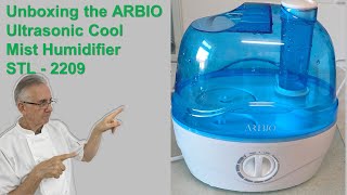 Unboxing the ARBIO ultrasonic cool mist humidifier | The Crazy Chef