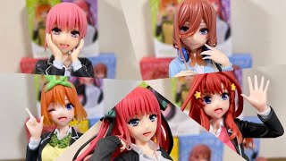 完成度高い！五等分の花嫁 × coreful/コアフル フィギュア 全5種 二乃推しがレビュー！プライズ限定 一花・二乃・三玖・四葉・五月