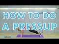 How to do a Pressup - Go to www.InstructorLive.com for full length workouts