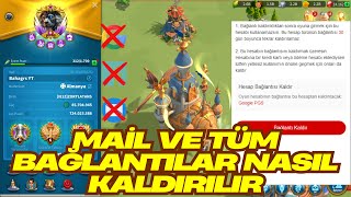 Hesap Bağlantısı Kaldırmak Artık Çok Kolay / Rise Of Kingdoms